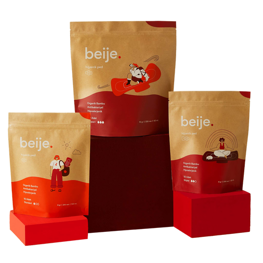 beije 3'lü Ped Paketi (10'lu)