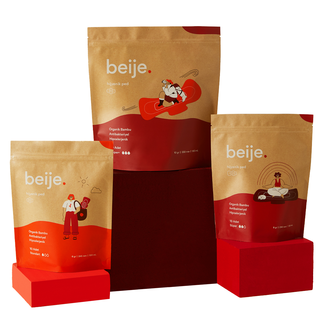 beije 3'lü Ped Paketi (20'li)